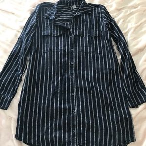 H&M Divided Striped Shirt Dress | NWOT